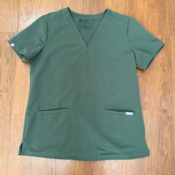 Figs S Casma Top M Zamora Jogger Pants Moss Scrubs Regular - Picture 5 of 8